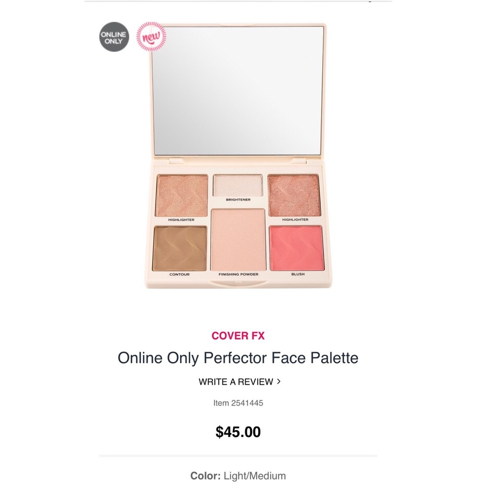 ~SOLD ~COVER FX Perfector Face Palette